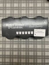 Better Homes And Gardens Sylvan Shot Glasses (Set Of 6) BRAND NEW picture
