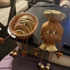 WMG Whimsical Shelf Sitters Figurines Sweet Treats Set of 2 picture