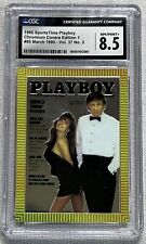 1995 Playboy Chromium Card #85 President Donald Trump Graded CGC 8.5 Nm/Mint+ picture