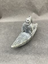 Vintage Inuit Soapstone Carving picture