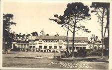 Pebble Beach CA Del Monte Lodge c1920s-30s Real Photo Vintage Postcard bhn picture