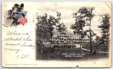 Hotel Champlain NY Plattsburgh Postcard c1905 Greetings Picturesque America picture