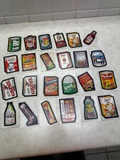 Lot of 24 Vintage Wacky Packs Stickers picture