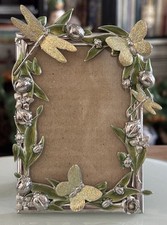 Vintage Kirks Folly Picture frame Butterfly Dragonfly Ladybug Design  picture