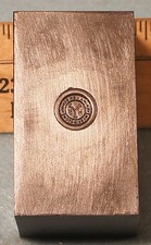 1919 YAKIMA WA Washington High School Emblem STEEL STAMPING DIE Robbins RC654 picture