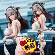 Sexy Nun Cow Girl Ver.  Anime Figure PVC 1/7 Scale Statue New No Box 9in picture