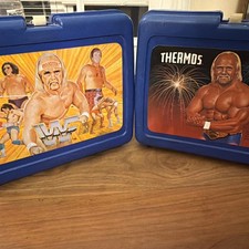 WWF Hulk Hogan/Andre The Giant/Roddy Piper Thermos Lunch Box picture