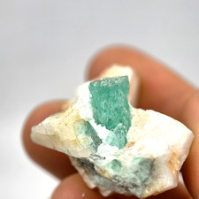 VERY CLEAR NATURAL EMERALD CRYSTAL ON MATRIX  FROM MUZO - COLOMBIA 30.4 grams picture