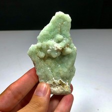 Natural Prehnite Specimen – Unique Mother & Baby Shape – Sculptural Mineral picture
