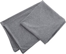 Oubonun 100% Jersey Cotton Body Pillow Cover with Zipper - Luxury 21X54, Grey picture
