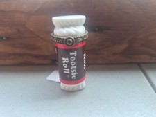 Vintage Tootsie Roll Porcelain Hinged Trinket Box Midwest Cannon Falls No Box picture