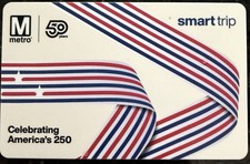 WMATA America's 250th anniversary commemorative SmarTrip card picture
