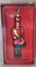 Marquis Waterford Nutcracker Christmas Ornament Holiday Blown Glass New in Box picture