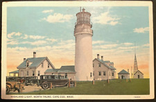 Vintage Postcard 1932 Highland Light, North Truro, Cape Cod, Massachusetts (MA) picture