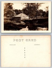 RPPC Upper City Springs On Dry Creek Marion Iowa IA PostcardReal picture