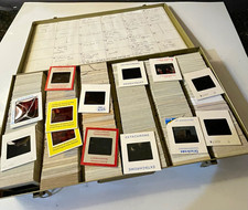Vtg 35mm Slide Lot 750+ 1960s 1970s Travel Brazil Jamaica Europe Metal Box picture