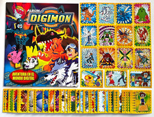 ALBUM DIGIMON ADVENTURE Navarrete - Full Set 232/232 Sticker Peru 2022 Reedition picture