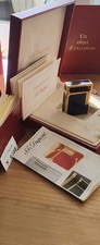 S.T DUPONT Line 1 LADY - Black & Gold Lacquer - 50x35 - New Full Set Vintage. picture