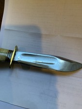 Marbles Vintage Gladstone Ideal Stag Handle Knife/with Sheath. Excellent picture