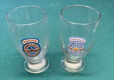 Newcastle Beer 12oz Glasses Set of 2 Rare Set- Summer Ale & Bombshell Brand New picture