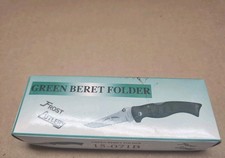 Collectors Knife - Frost Cutlery Green Beret Folder Pocket Knife 15-071B picture
