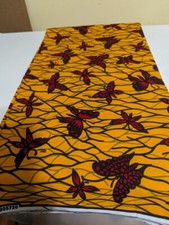 Nigerian African Abada Cloth, 100% Cotton, 6 Yards, 5 Different Prints picture