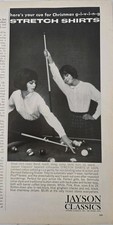 1963 Women's Jayson Classics Stretch Shirts women playing pool Vintage  Ad  picture