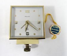 VINTAGE RELIDE CLOCK FRANCE 8 ANCRE 7 RUBIS ALARM CLOCK NEW picture