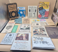 LOT-Vintage Ephemera Booklet Pamphlet Advertising Manual Draperies Farm Animals picture