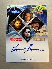 KURT RUSSELL * CUSTOM Auto Card GOAT Tombstone Thing Big Trouble China OP COA picture