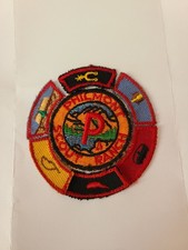 Vintage Boy Scouts of America Philmont Dollar Patch w/ Six Segments BSA picture