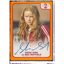 Topps 2018 Stranger Things 2 Sadie Sink Max Mayfield Auto A-MM 36/99 picture