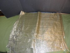 5 QTY USGI OD GREEN SAND BAGS BAG FLOOD CONTROL BARRIER MILITARY GRADE ISSUE picture