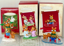 Hallmark ARTHUR: A PERFECT CHRISTMAS Set of 3 - 2001, 2002, 2003 - D.W. & Pal picture