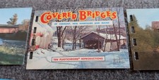 Vintage Covered Bridges of Vermont New Hampshire Maine Postcard Booklet Album picture