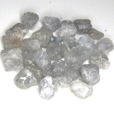 14ct Lot of 25 White Sapphire Natural Earth Mined Unheated Rough Crystal Spars picture