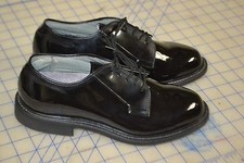 *patent leather 5 1/2 EEE made in usa military dress shoes bates picture