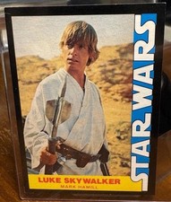 Luke Skywalker Rookie 1977 Wonderbread Star Wars Series 1  VG+Mint picture