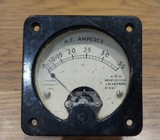 Ex-MOD AM RAF Aircraft Aerial Ammeter Thermo-Couple 10A/12162 `1941/42 picture