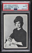 1964 Topps The Story of John F Jacqueline Kennedy Jackie Jr #63 PSA 8 0nr3 picture