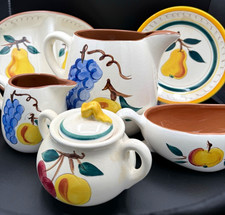 VTG Stangl Fruit Pattern pieces (6 items - measurements in description) picture