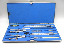 Vintage DRAWING Drafting Compass Set Hard Case DRAPAS picture