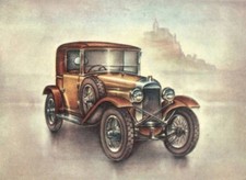 Amilcar car France vignette for an album about history of cars Old Photo picture