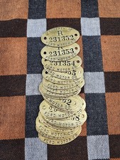FORD MOTOR CO RETIRED BRASS TAG 2