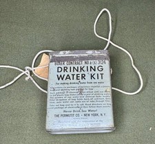 WW2 WWII Buaer Drinking Water Kit Survival picture