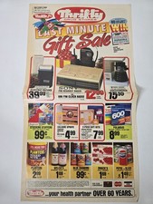 1989 Thrifty Drug Last Minute Christmas Ad Sony Cameras Toys Gifts Foldout picture