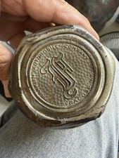 Antique 1920’s Franklin Automobile Company Brass Center Wheel Cap Rare Car picture