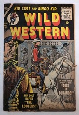 WILD WESTERN #51 VG+ ATLAS COMICS (Marvel) Bob Powell 1956 Silver Age Western  picture
