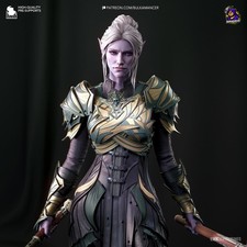 1:8 Minthara Baldur’s Gate III Fan Art UNPAINTED High Quality Garage Kit picture
