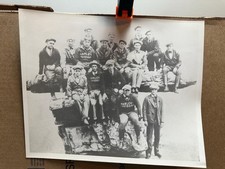 VTG 1920s Harley Davidson Motorcycle Club Photo Rock Lookout Stone River Marker picture
